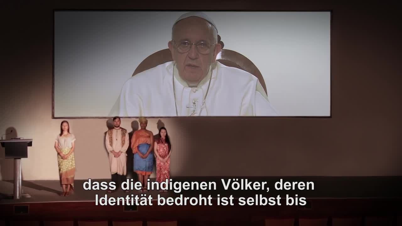 Videobotschaft des Papstes für Juli