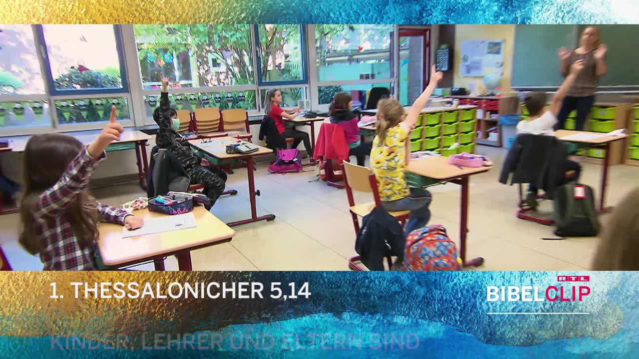 RTL-Bibelclip - Schulalltag während Corona