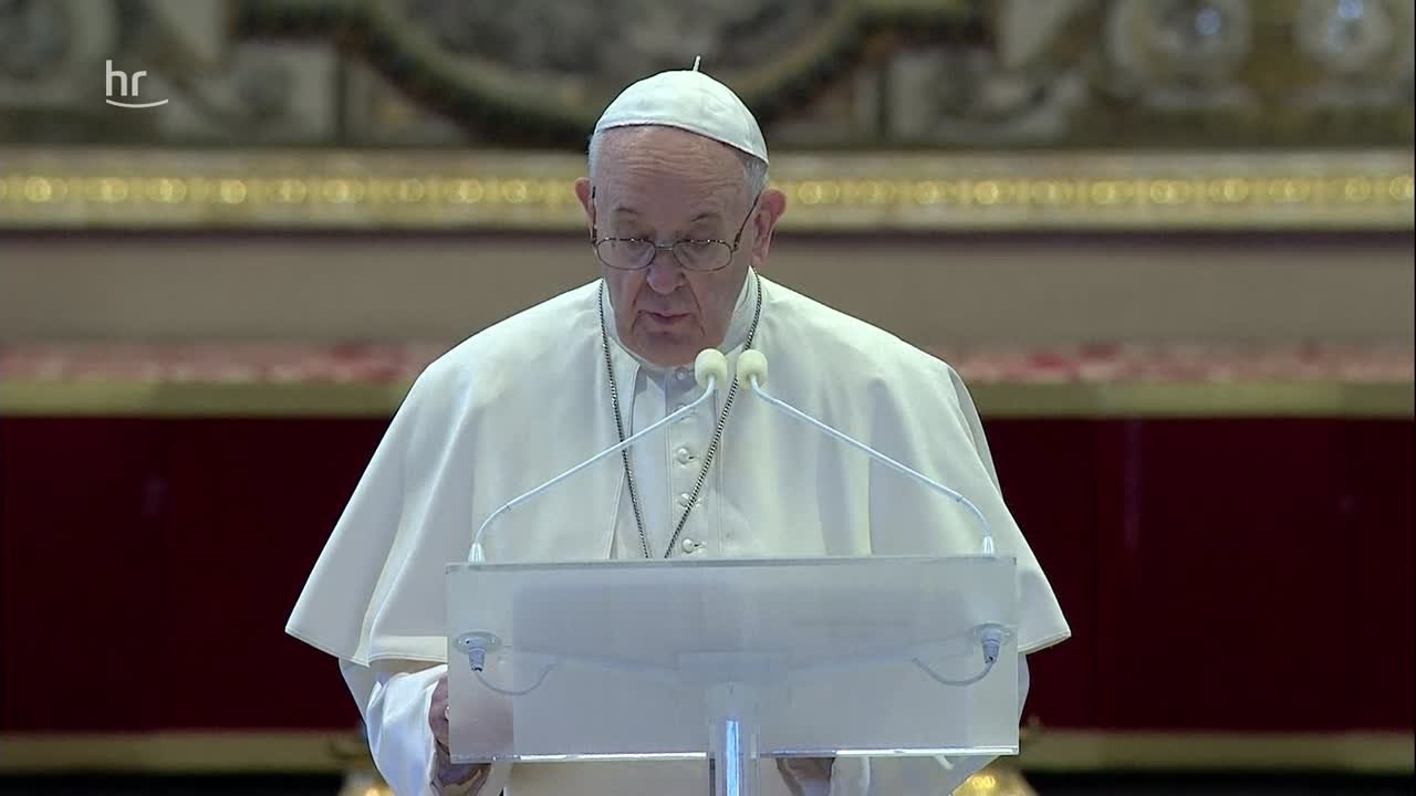 Kath. Ostergottesdienst aus Rom mit Urbi et Orbi am 12.04.2020