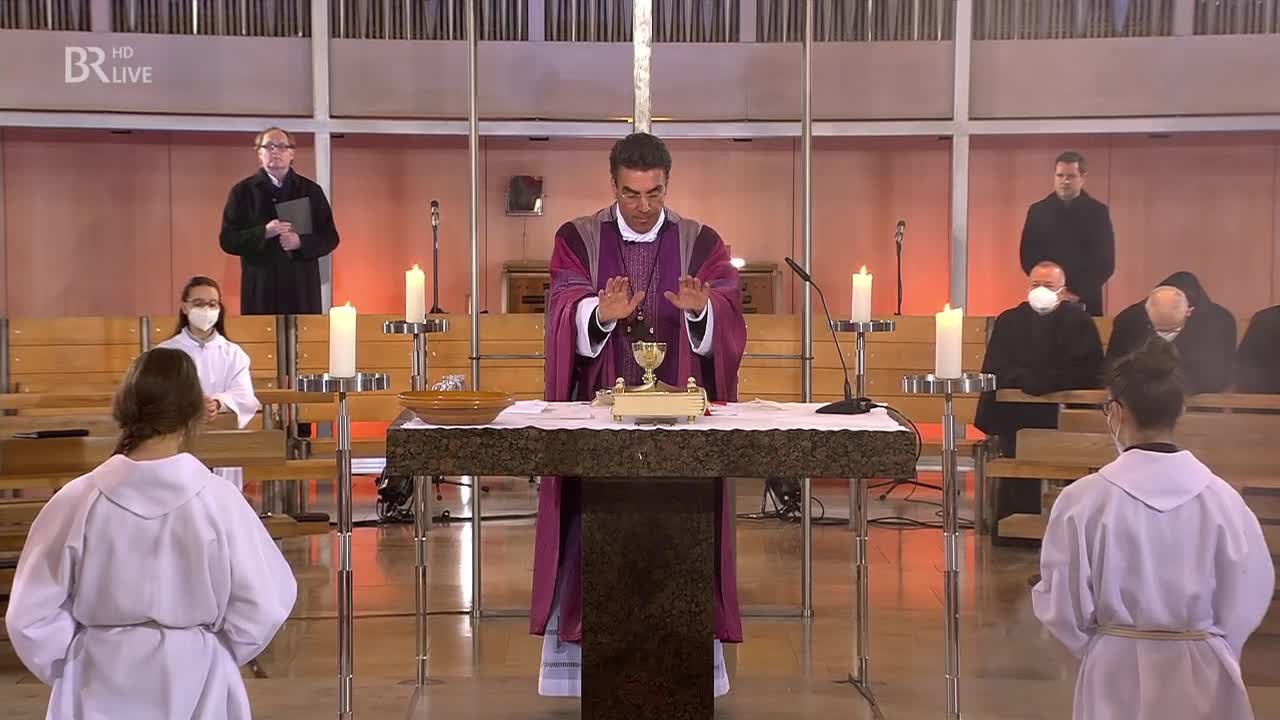 Kath. Gottesdienst vom 21.03.2021 aus der Benediktinerabtei St. Bonifaz in München