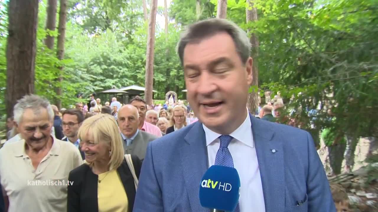 Ministerpräsident Söder besucht Wallfahrtsort 