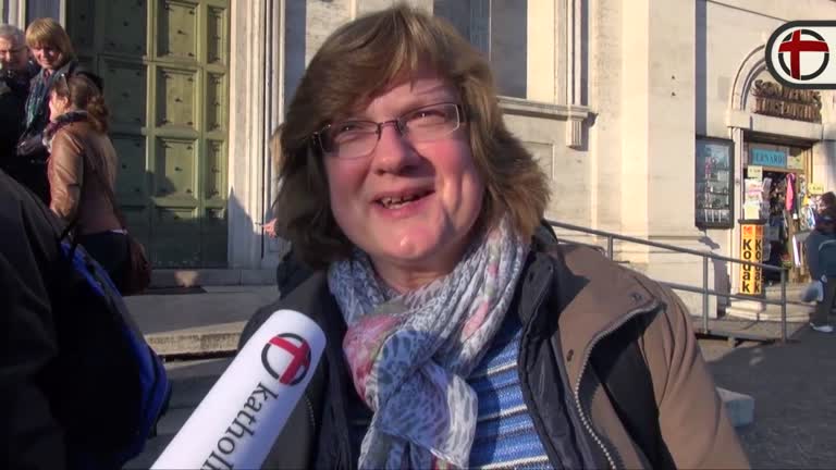 Deutsche Pilger bei der Generalaudienz