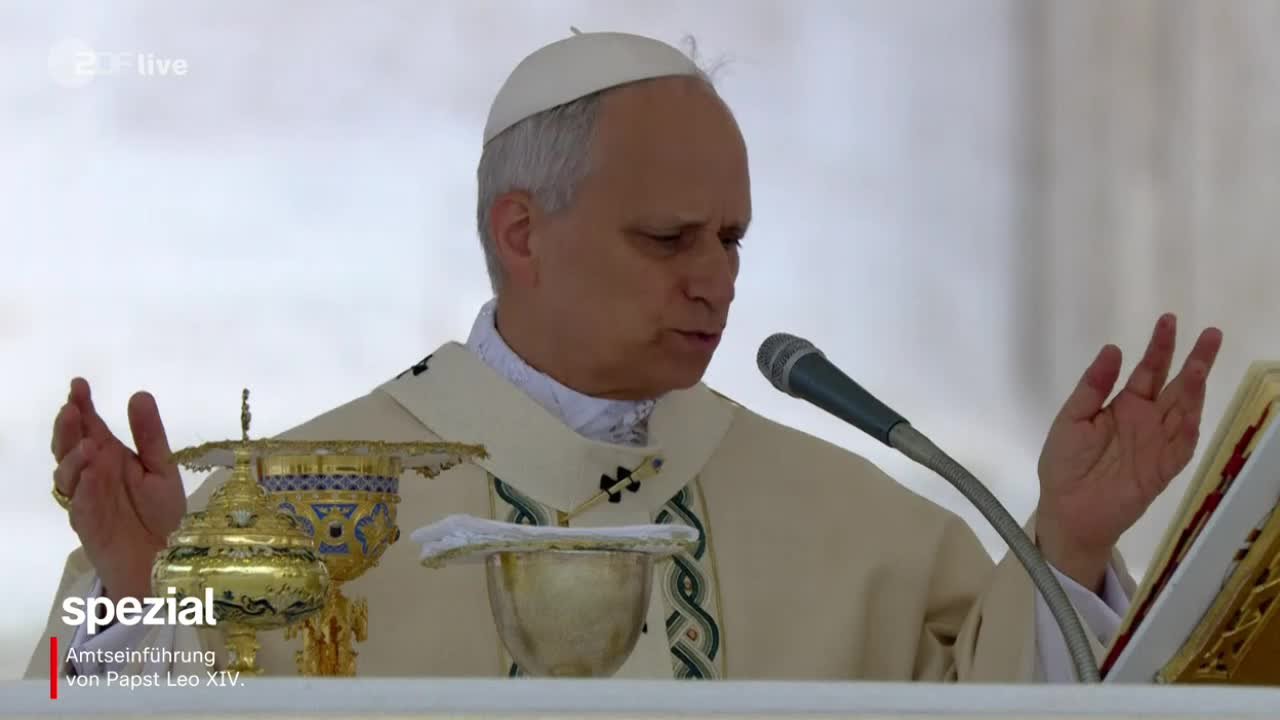 Amtseinführung von Papst Leo XIV.