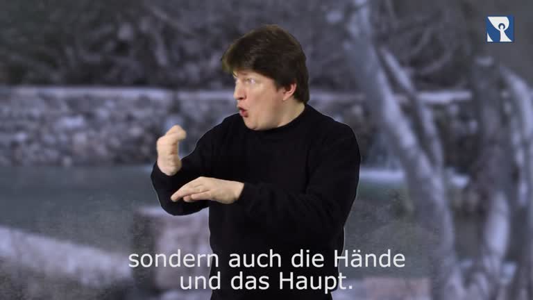 Evangelium Gründonnerstag in Gebärdensprache