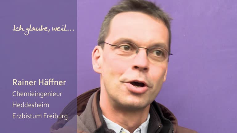 Rainer Häffner glaubt, weil...