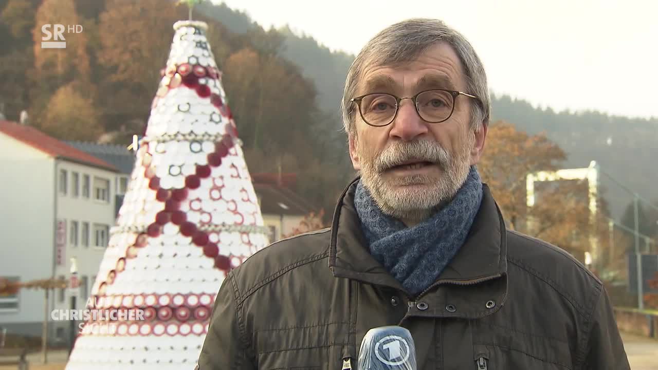 Aus christlicher Sicht - Keramikweihnachtsbaum