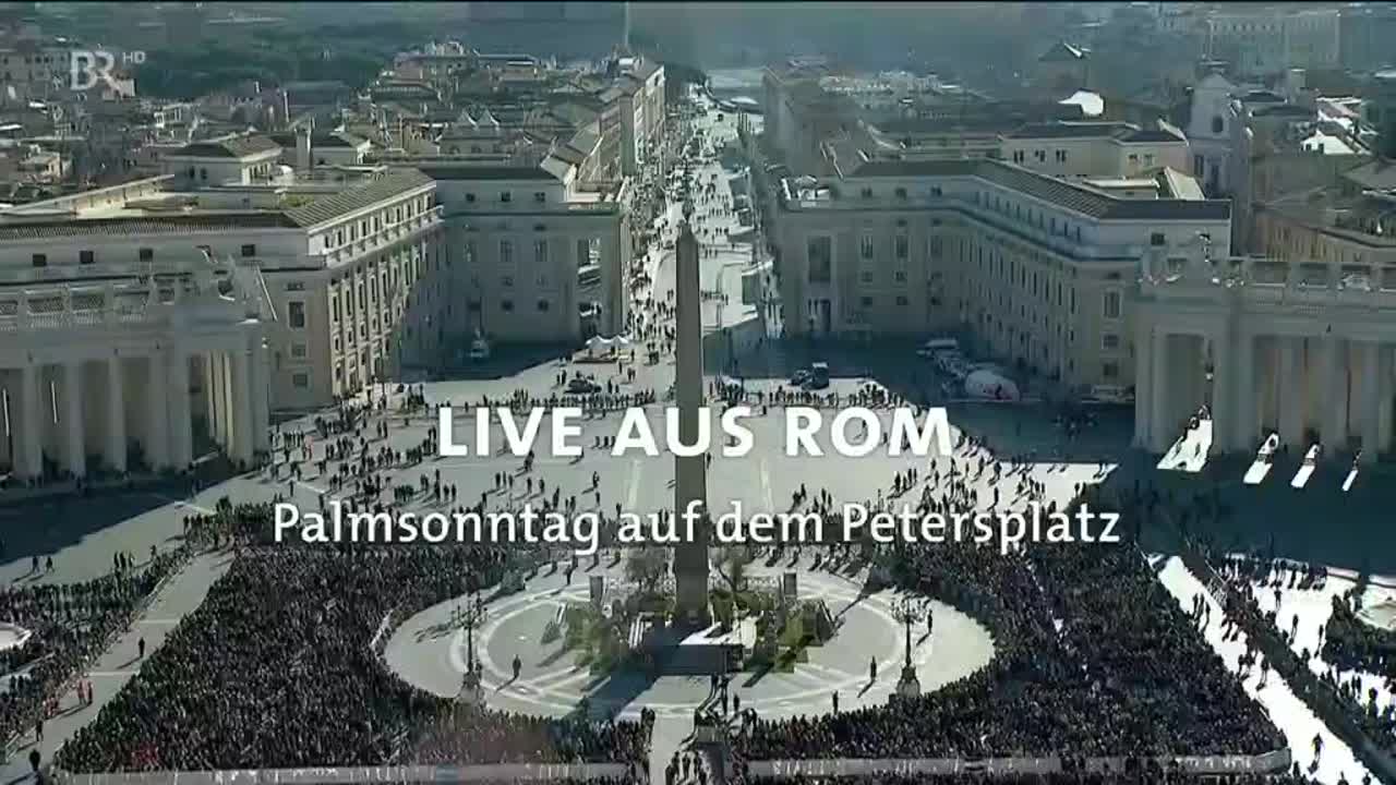 Dokumentation: Prozession und Gottesdienst vom 29.03.2015 mit Papst Franziskus aus Rom