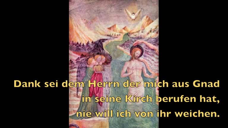 Fest soll mein Taufbund immer stehn
