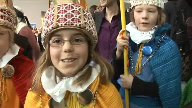 Sternsinger im Kanzleramt