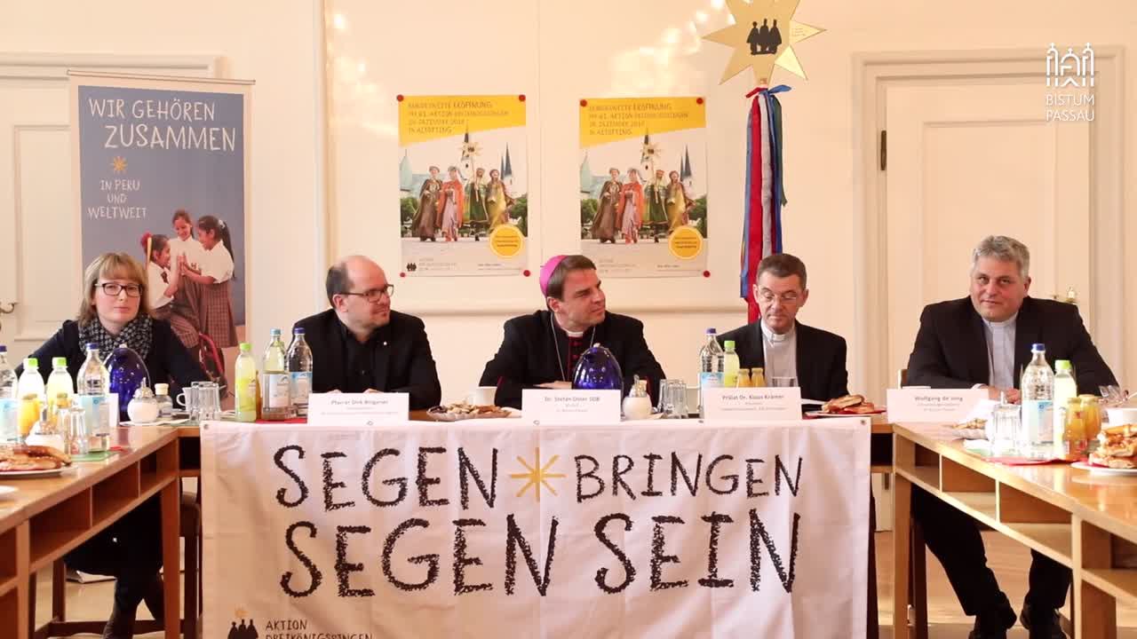 Pressekonferenz zur bundesweiten Sternsingeraussendung