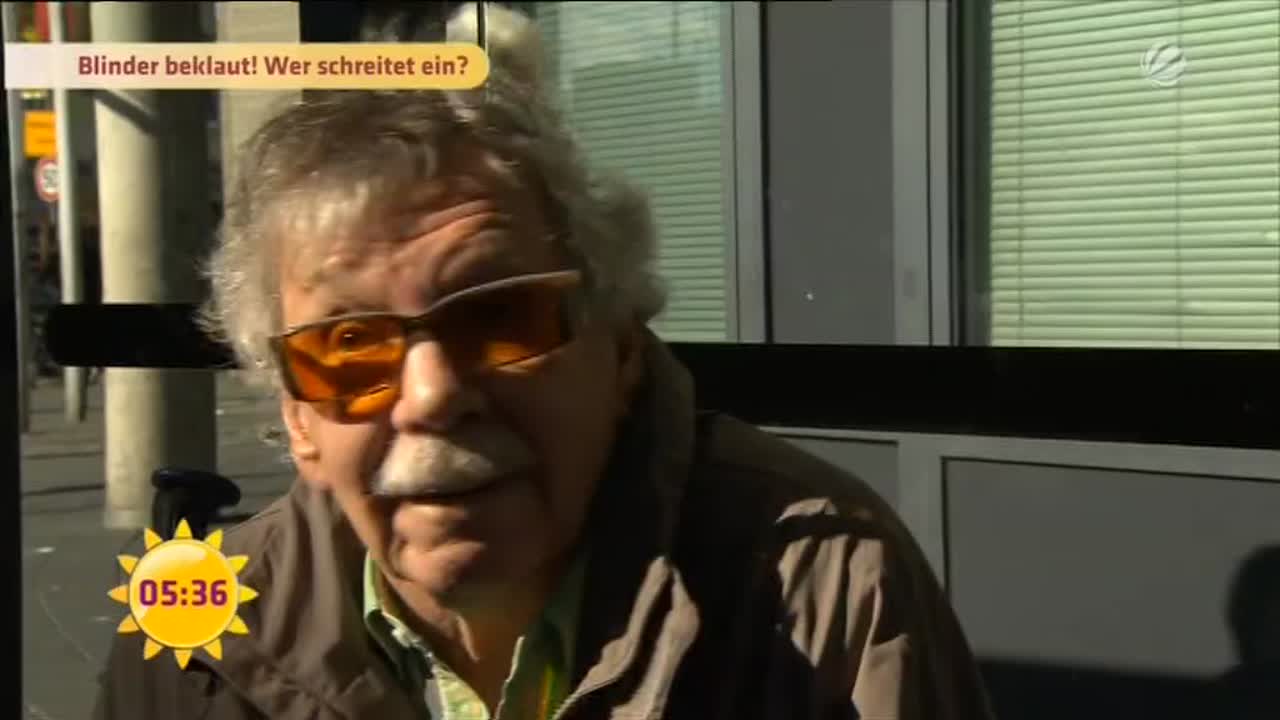 Gewissensfrage: Blinde beklauen