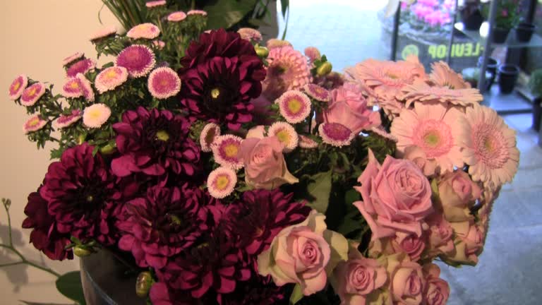 Blumenschmuck beim Papstbesuch