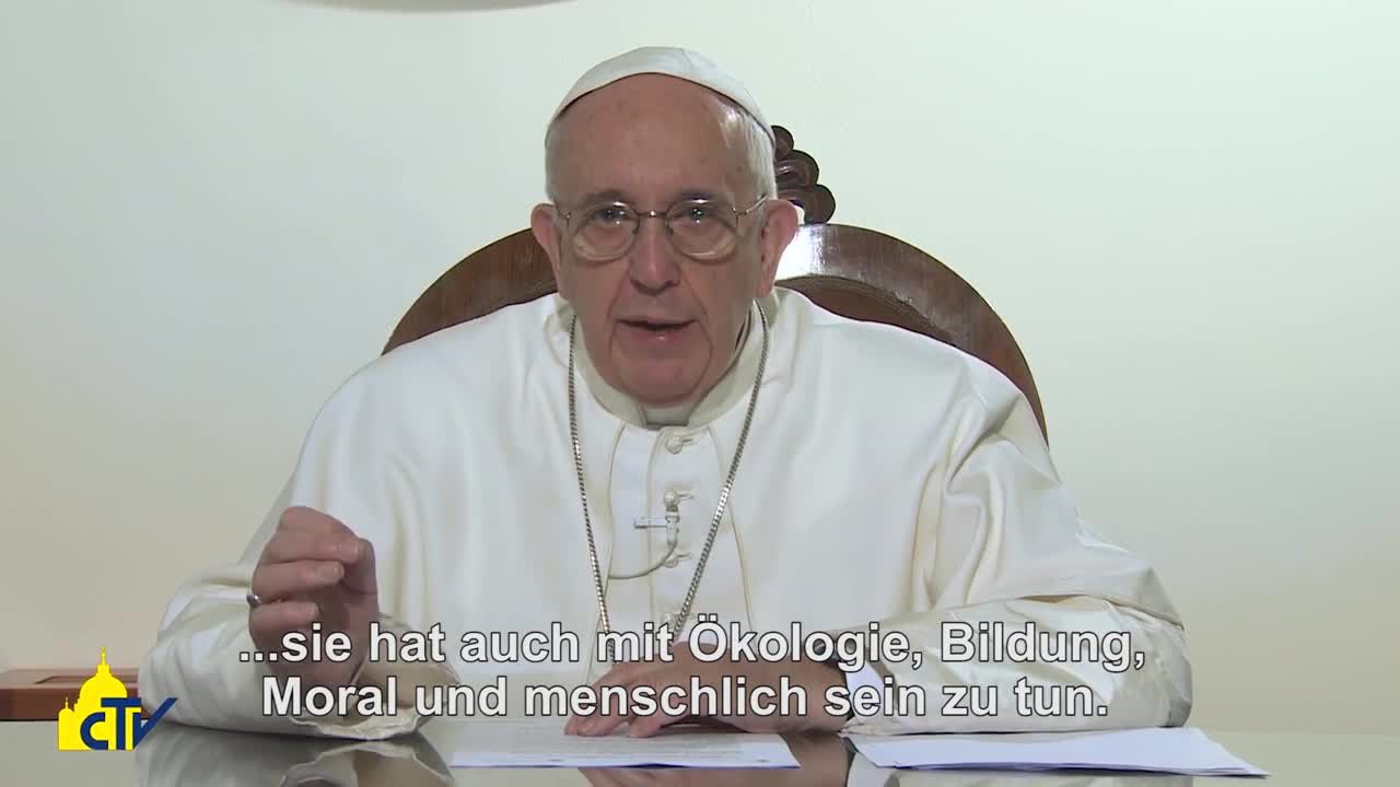 Videobotschaft des Papstes für September