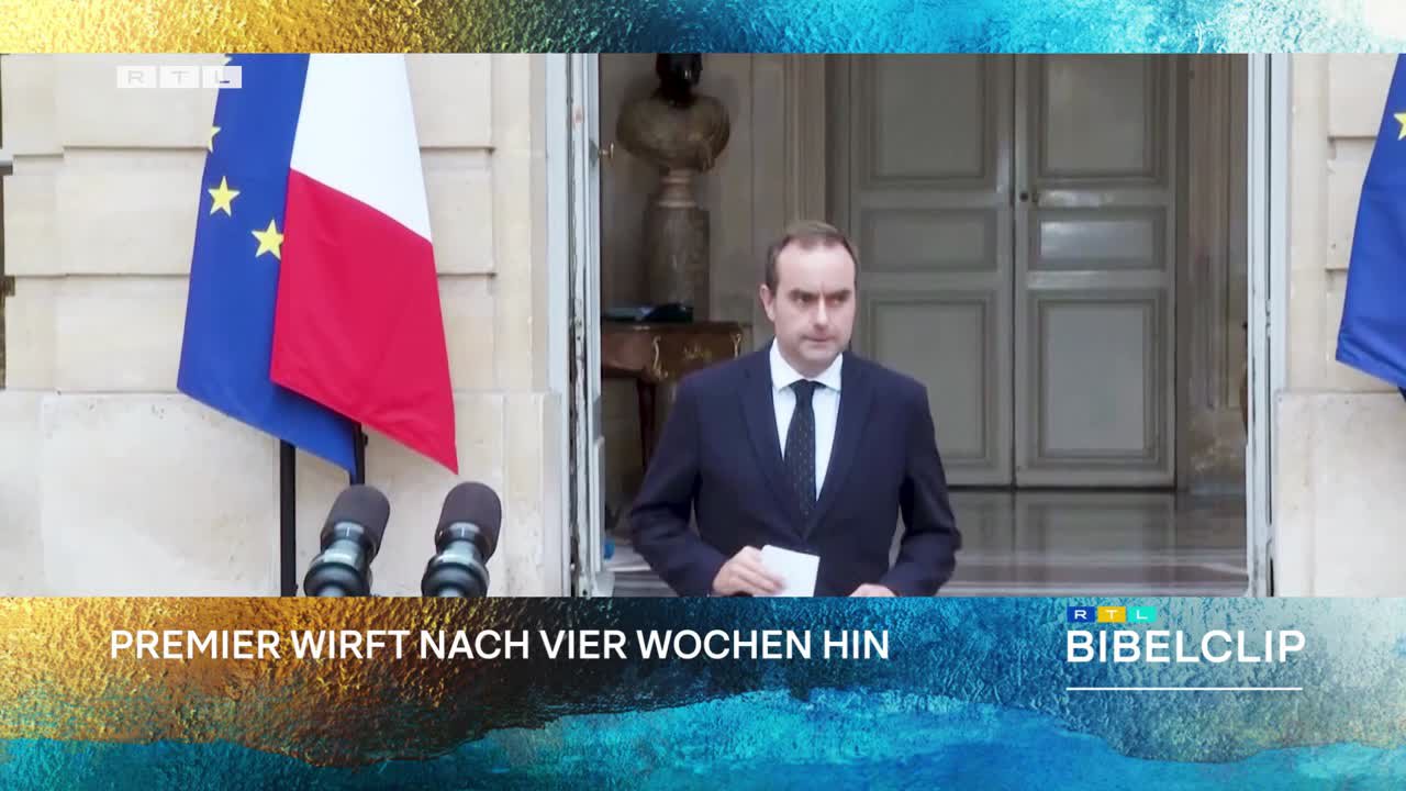 RTL-Bibelclip Regierungskrise in Frankreich