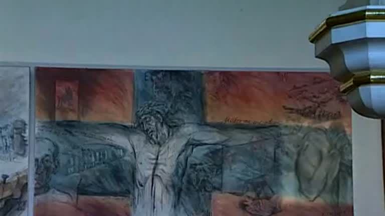Kreuzweg in Liebfrauen - Station 14 - Jesus wird ins Grab gelegt