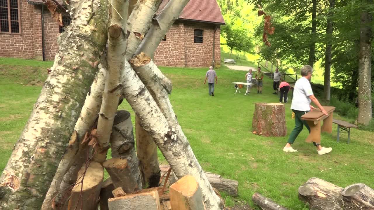 Vaterunser am Lagerfeuer