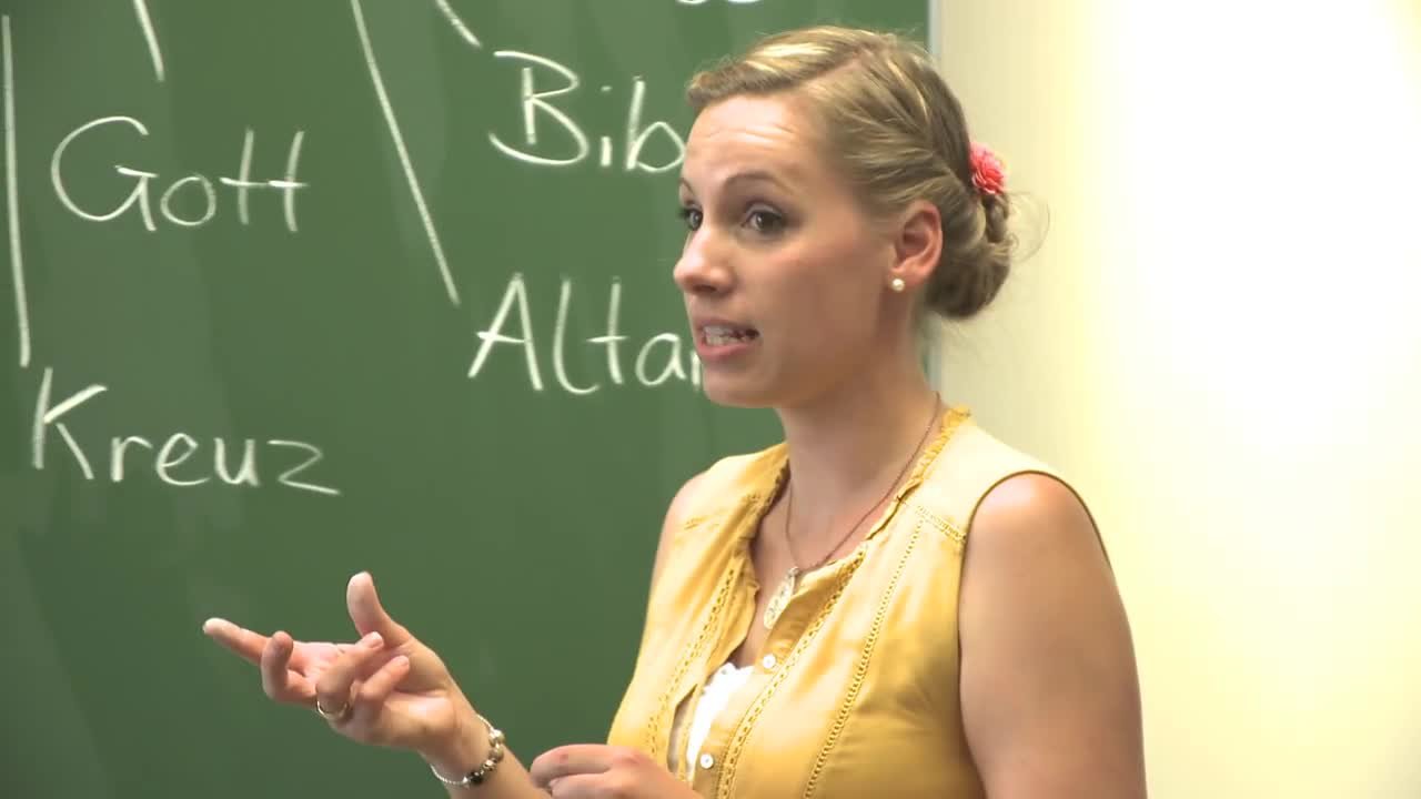 "Ich bin Religionslehrerin"