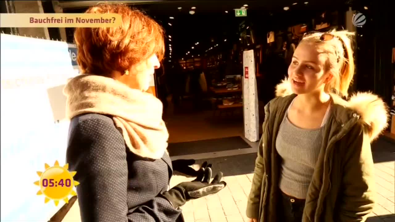 Gewissensfrage: Bauchfrei im Winter