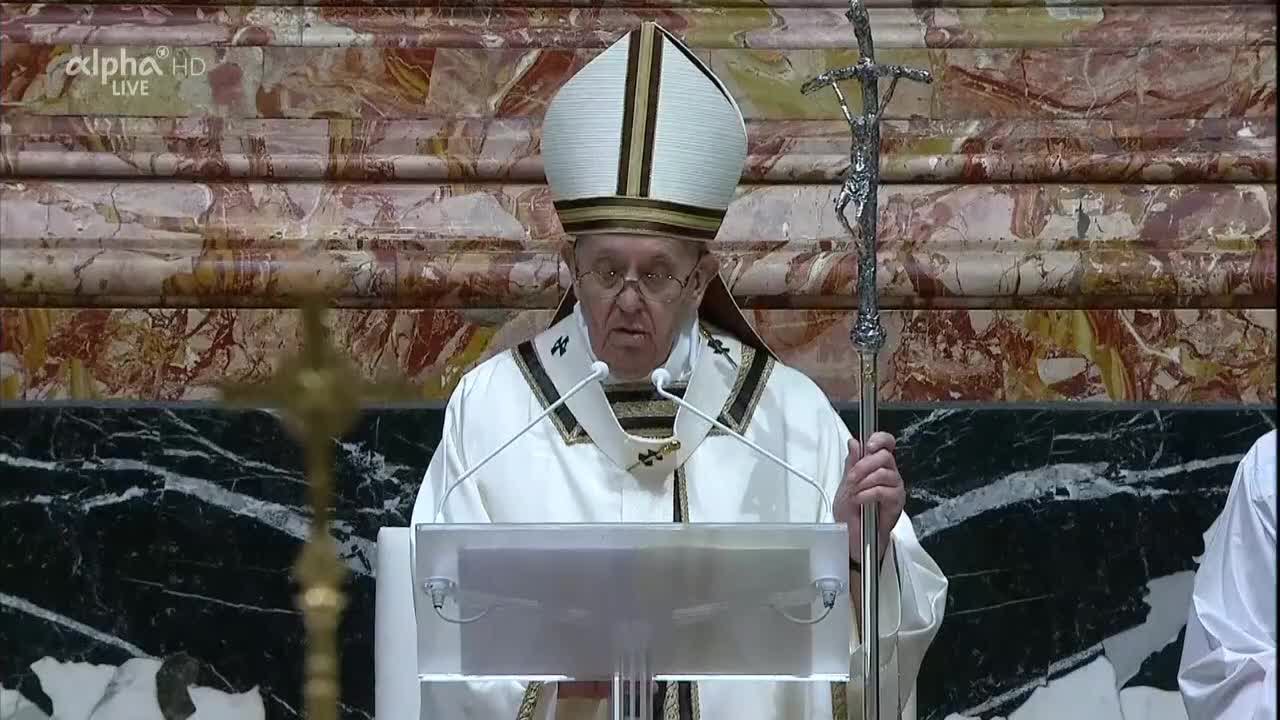 Osternacht mit Papst Franziskus