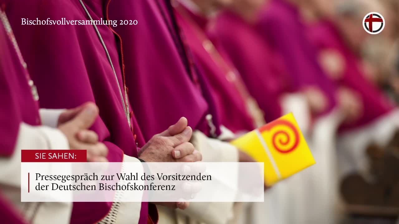 Pressegespräch zur Wahl des Vorsitzenden der Deutschen Bischofskonferenz