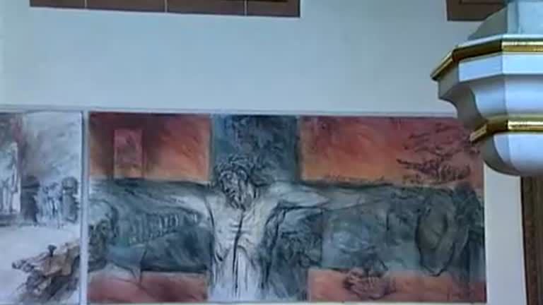 Kreuzweg in Liebfrauen - Station 12 - Jesus stirbt am Kreuz