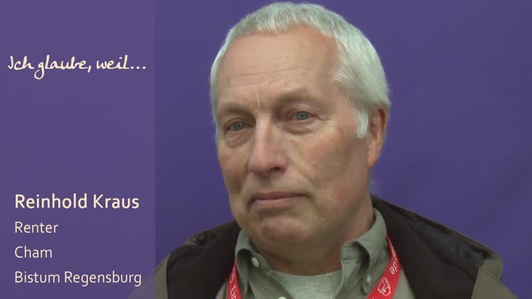 Reinhold Kraus glaubt, weil...
