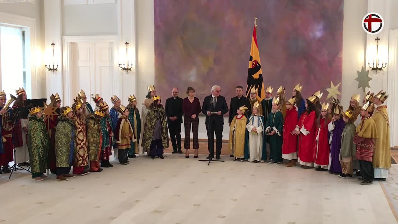 Bundespräsident Steinmeier empfängt die Sternsinger