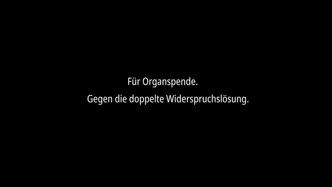 Ja zur Organspende. Nein zur Widerspruchslösung.