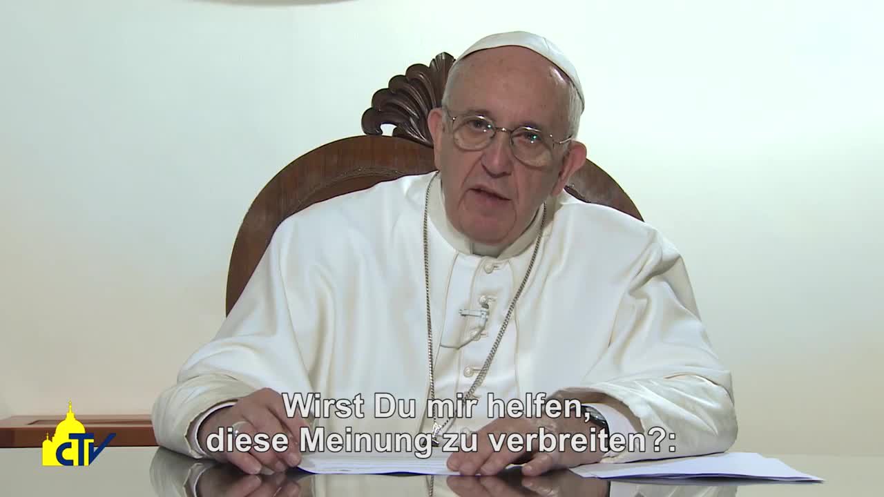 Videobotschaft des Papstes für Oktober