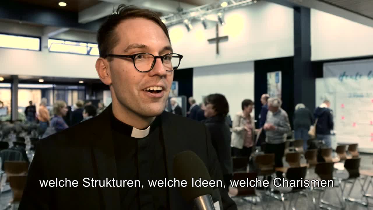Mit Diakon Philipp Schmitz beim Themenforum in Viersen