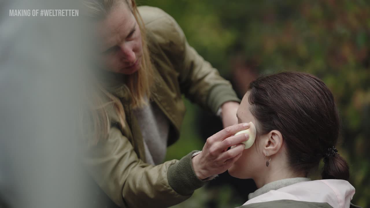 Making-of des Adventsspots #weltretten