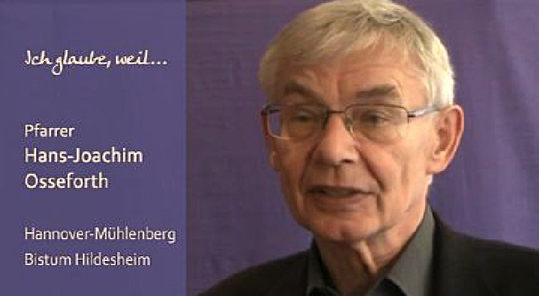 Hans-Joachim Osseforth glaubt, weil...