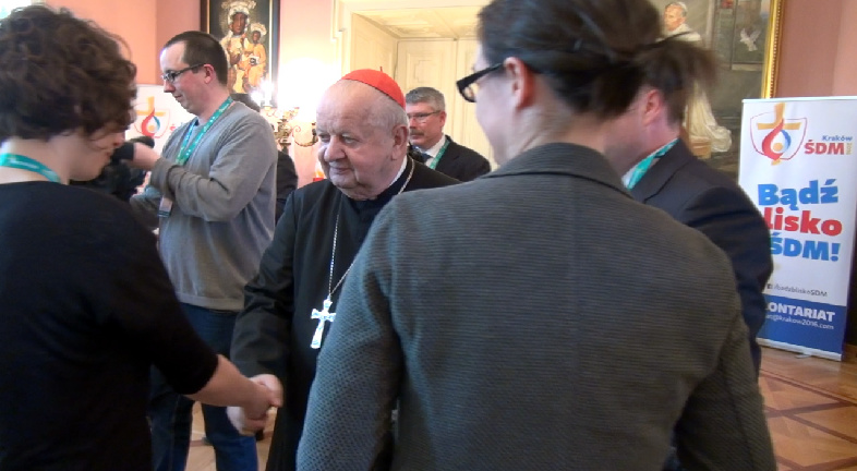 Herziger Empfang bei Kardinal Dziwisz