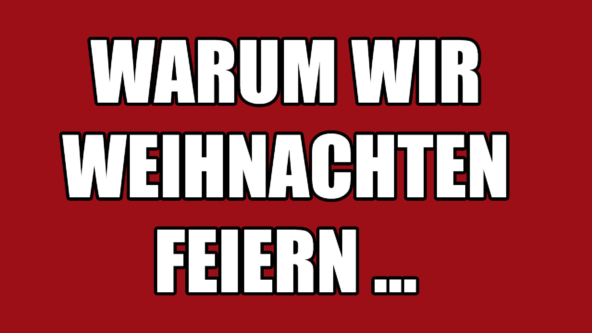 Nicht vergessen ...