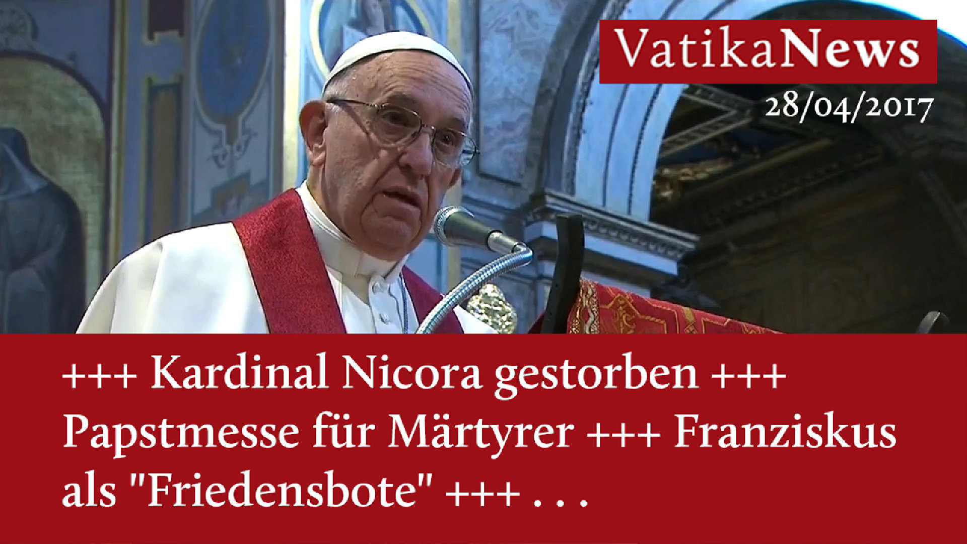 VatikaNews: Die Woche im Vatikan - 28/04/17