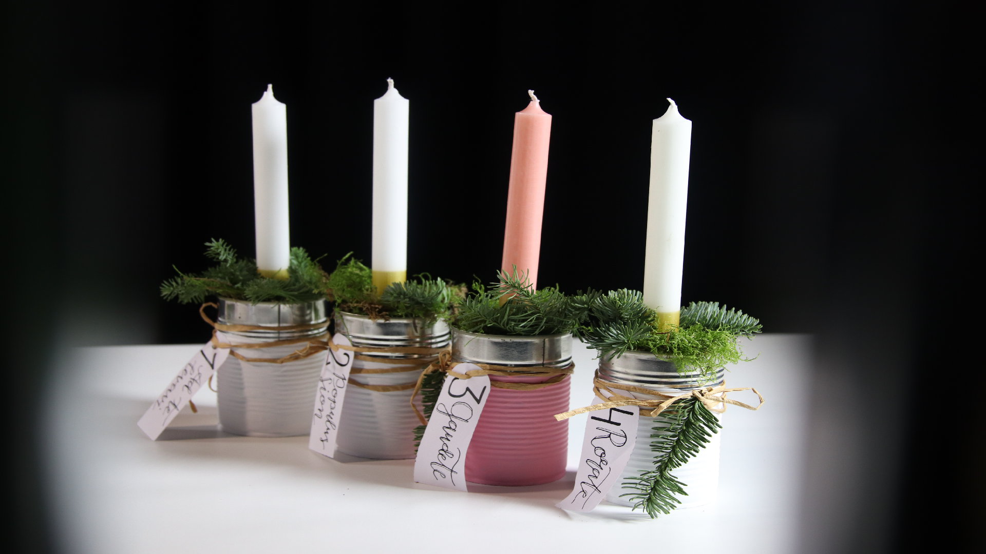 Upcycling: Adventskranz mal anders