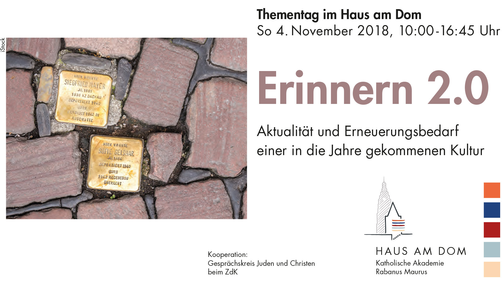 Erinnern 2.0 - Aktualität und Erneuerungsbedarf einer in die Jahre gekommenen Kultur