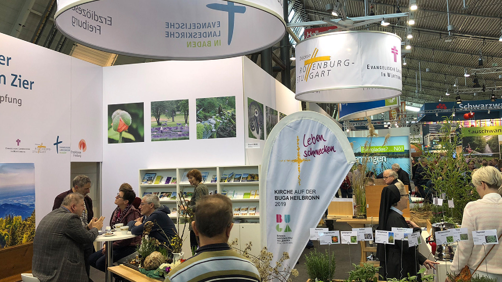 Kräuterkunde, Demokratiestärkung, Diskussion - Kirchen auf der CMT-Messe 2019