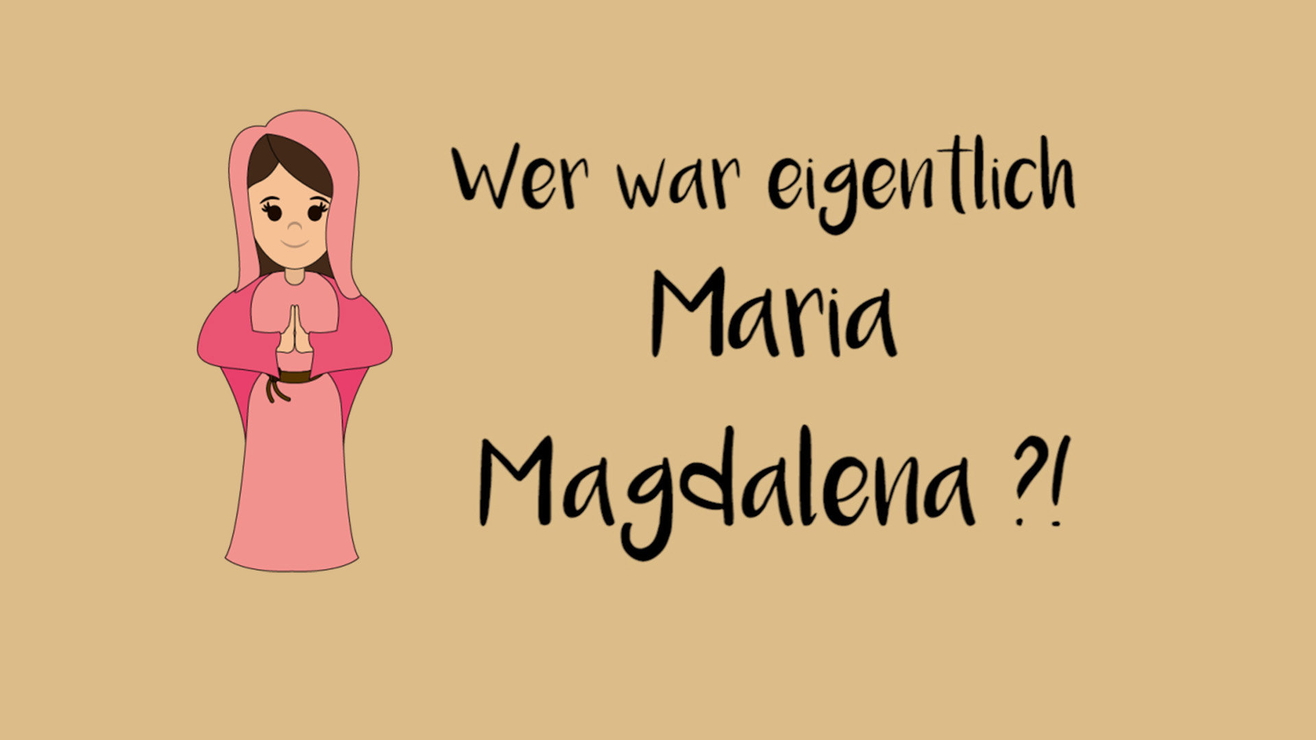 Maria Magdalena kurz erklärt. Heiligenportraits.