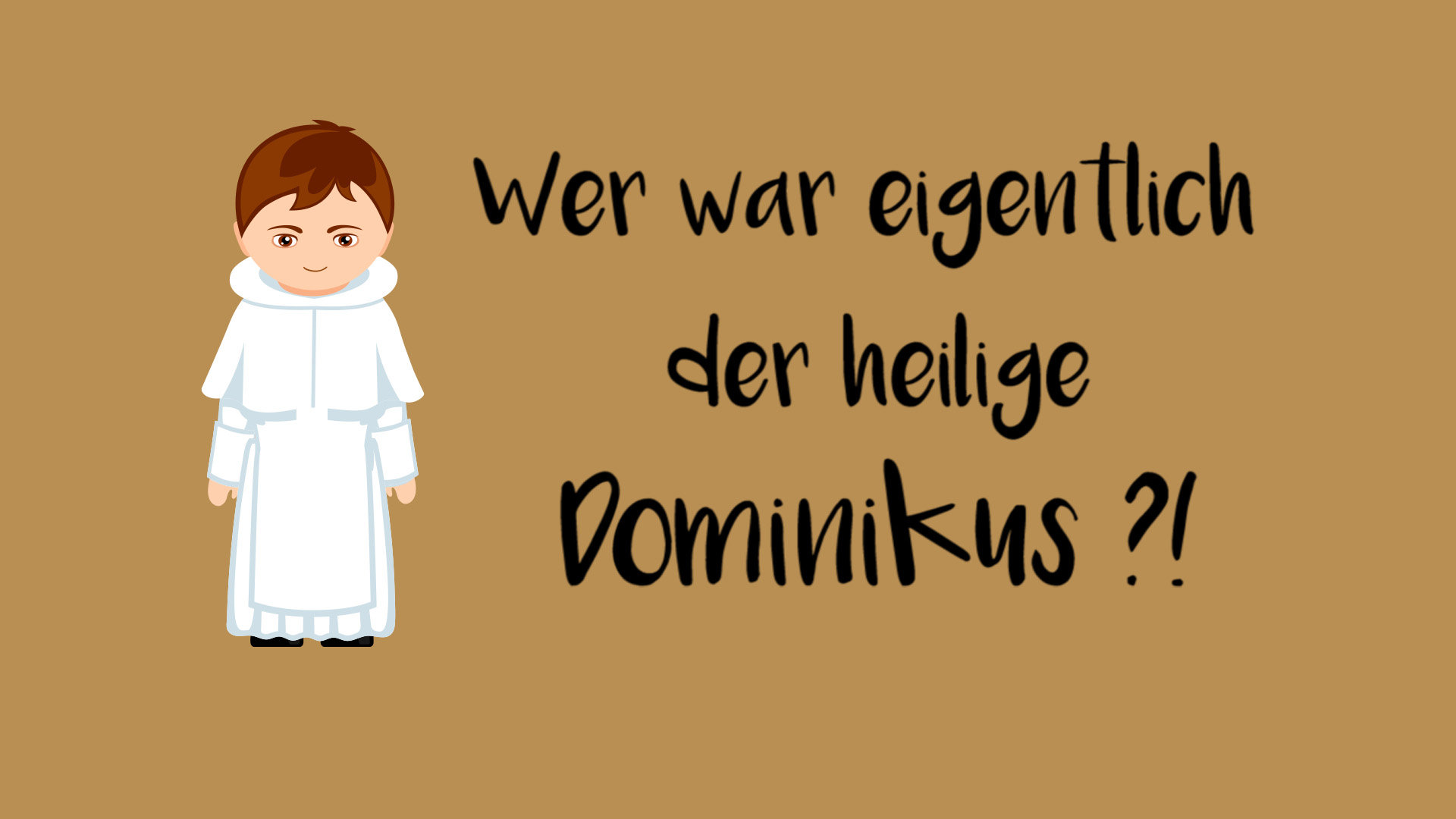 Dominikus kurz erklärt. Heiligenportraits.