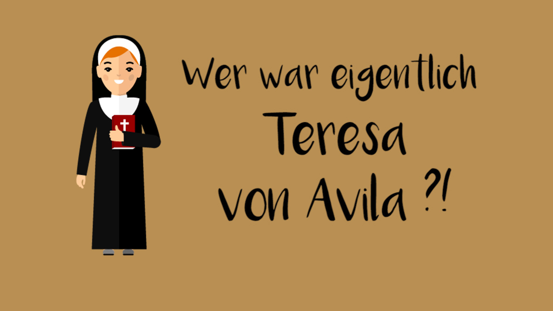 Teresa von Ávila kurz erklärt. Heiligenportraits.