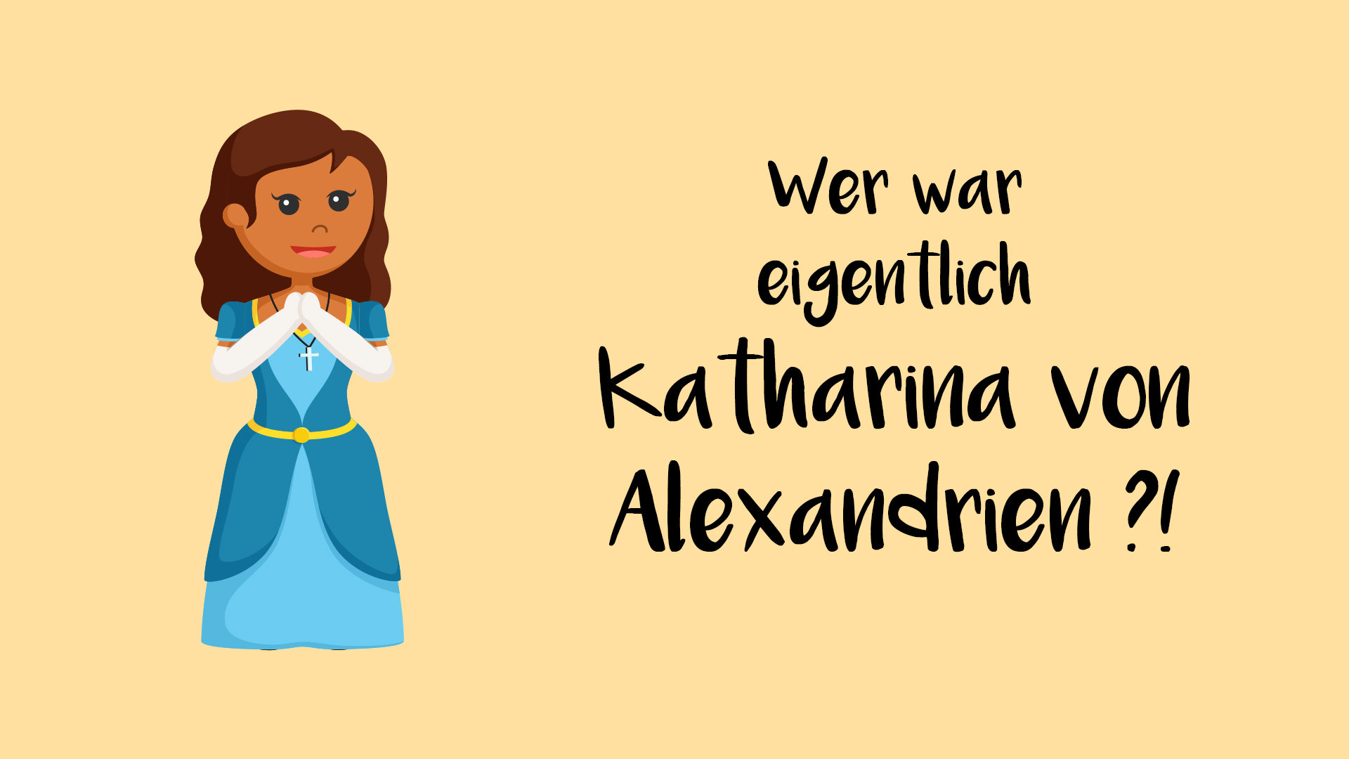 Katharina von Alexandrien kurz erklärt. Heiligenportraits.