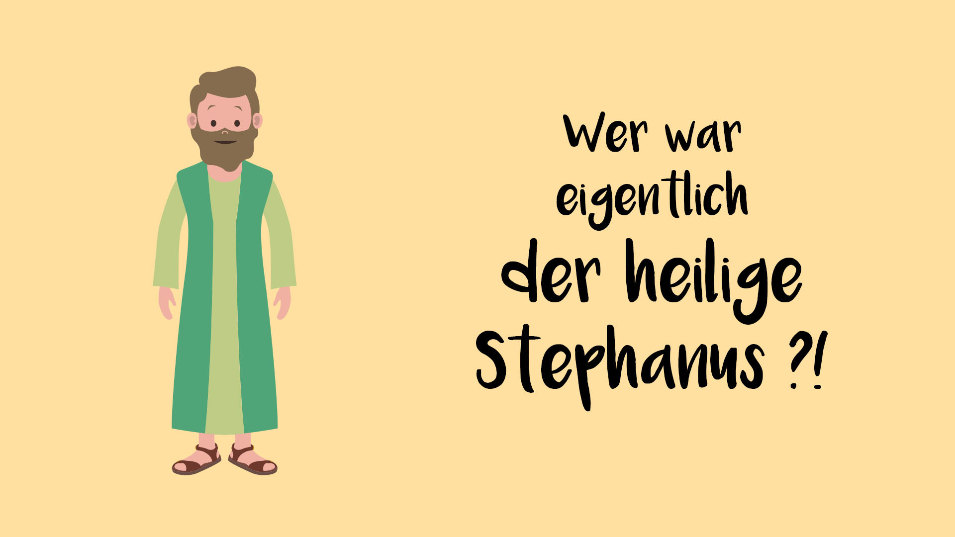 Stephanus kurz erklärt. Heiligenportraits.