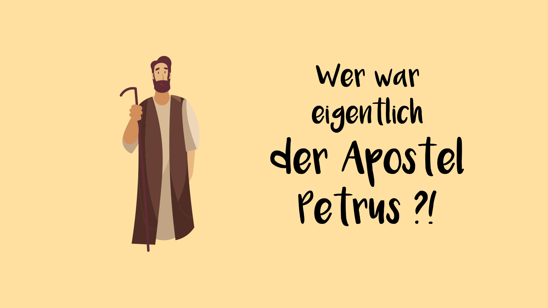 Petrus kurz erklärt. Heiligenportraits.