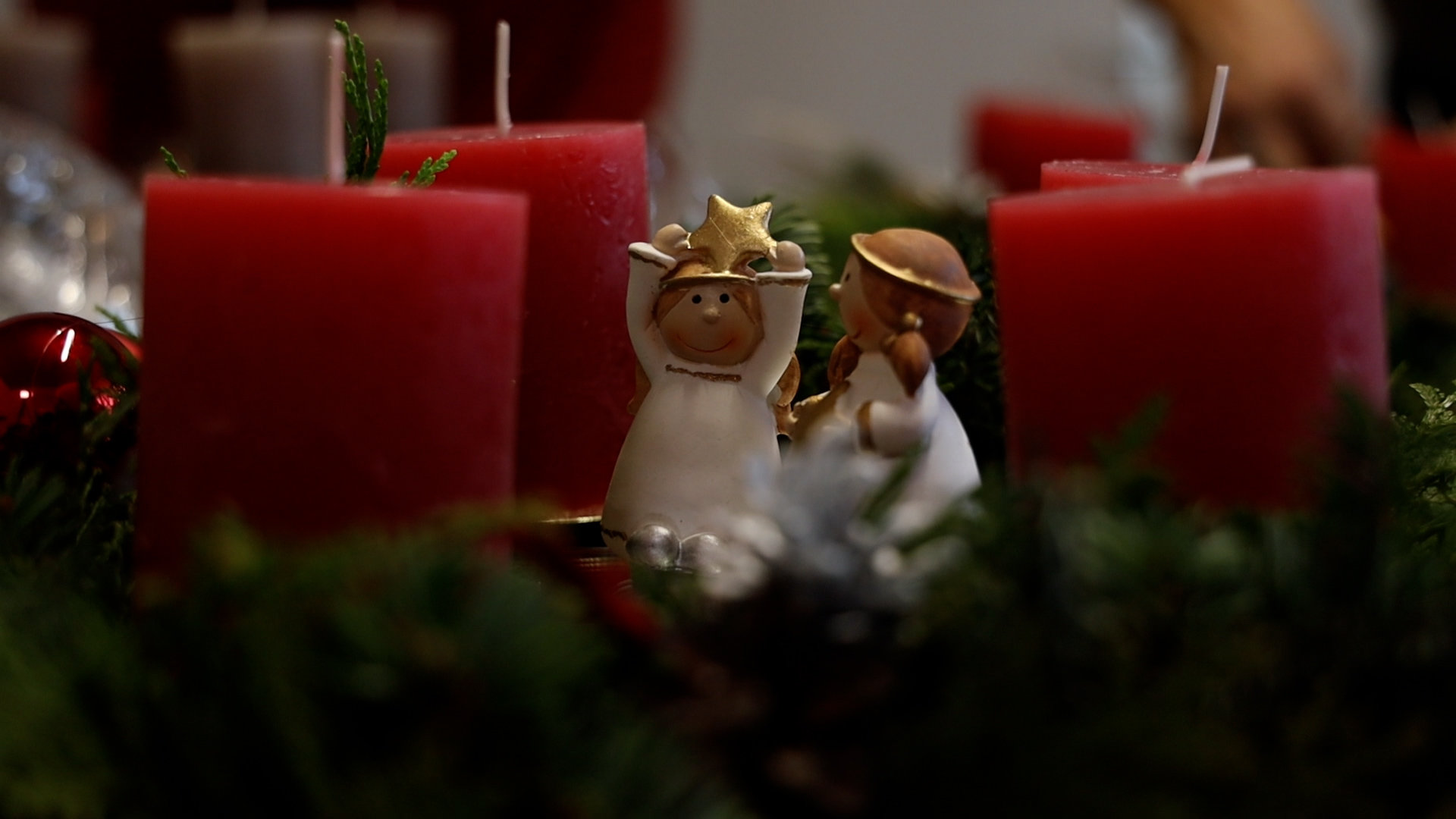 Adventskranzbinden: Zu Gast beim KDFB in Hilpoltstein
