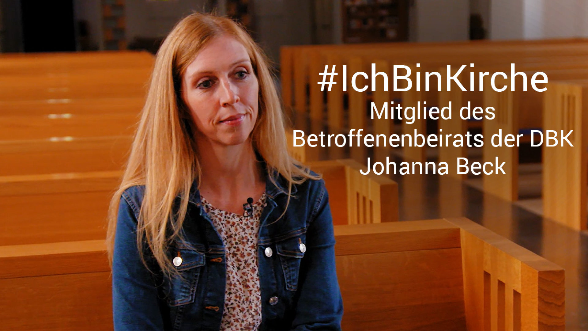 "Ich bin Kirche, weil..." – Journalistin Johanna Beck