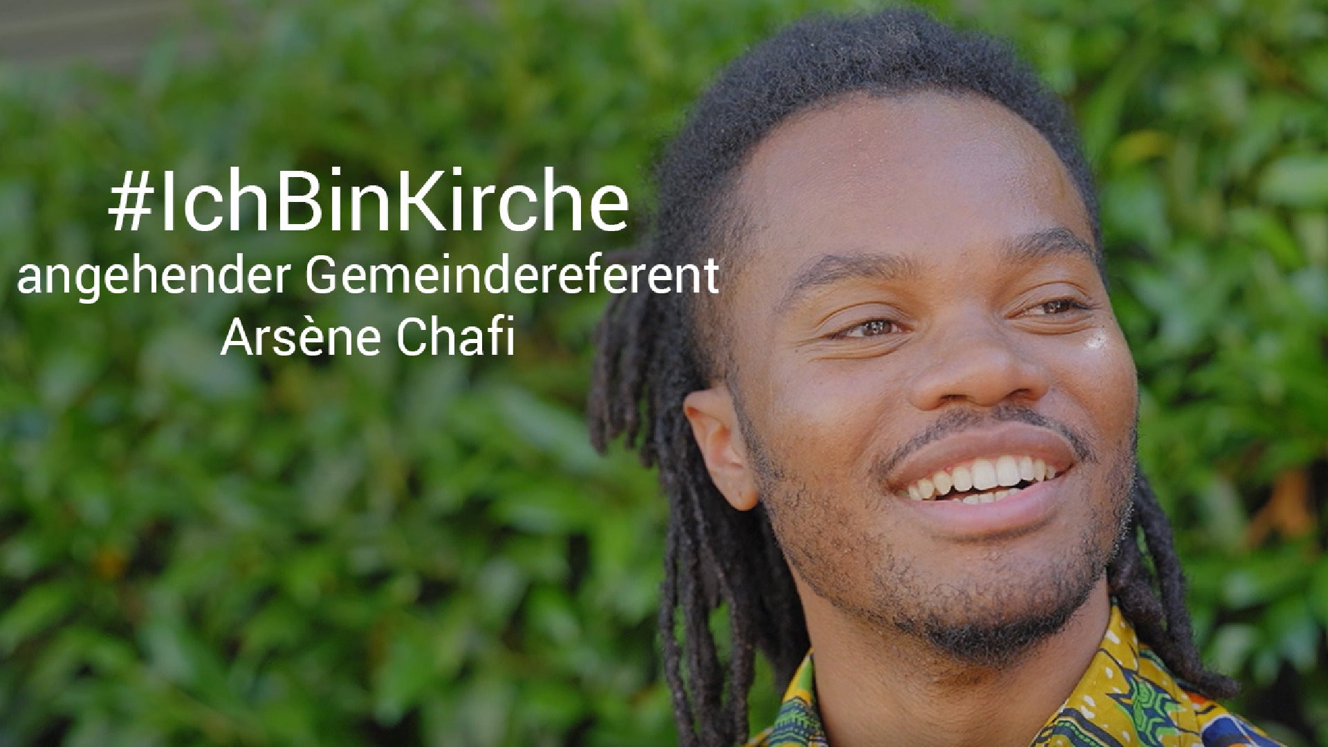 "Ich bin Kirche, weil..." – Gemeindereferent Arsène Chafi