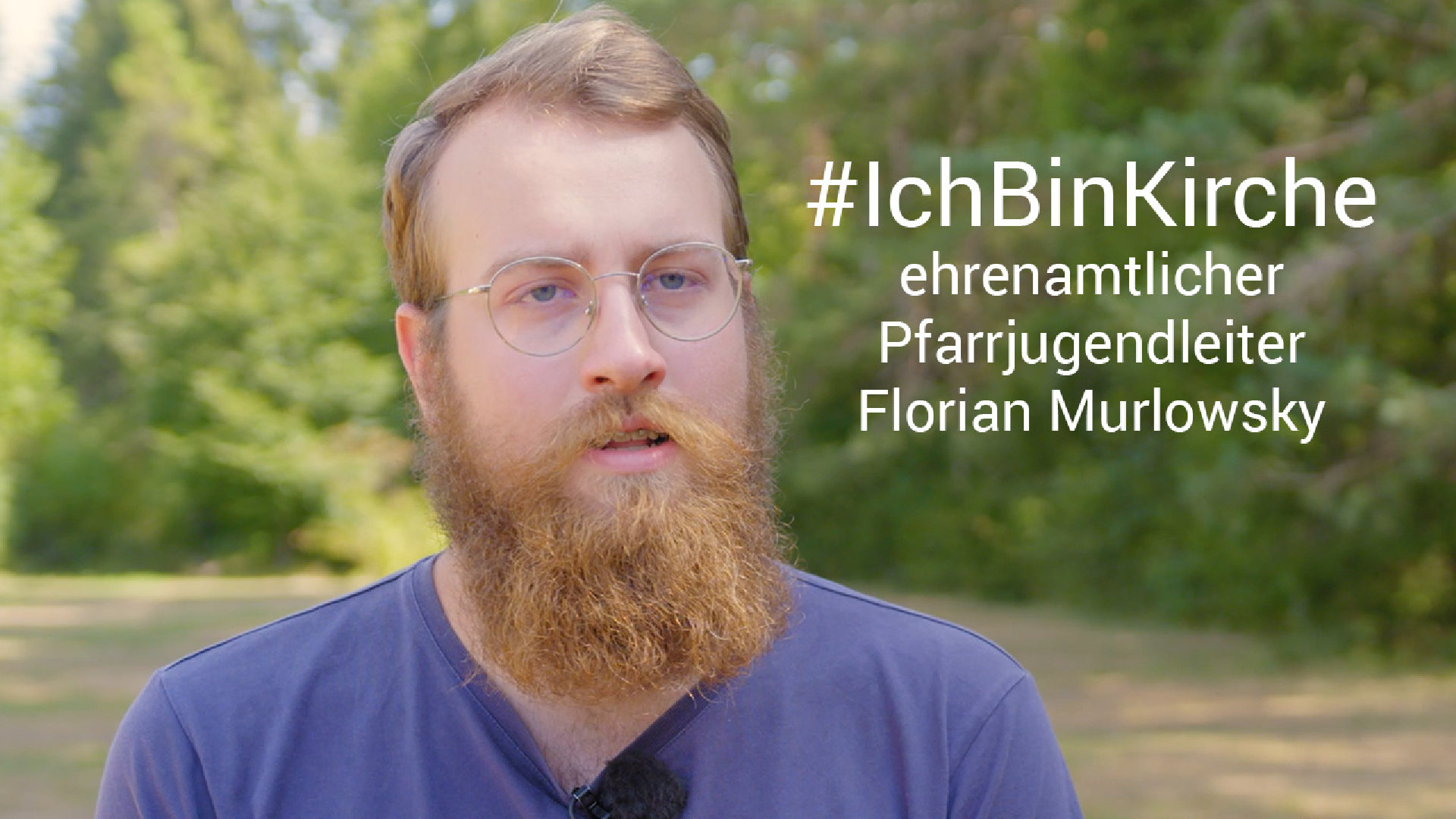 "Ich bin Kirche, weil..." – Pfarrjugendleiter Florian Murlowsky