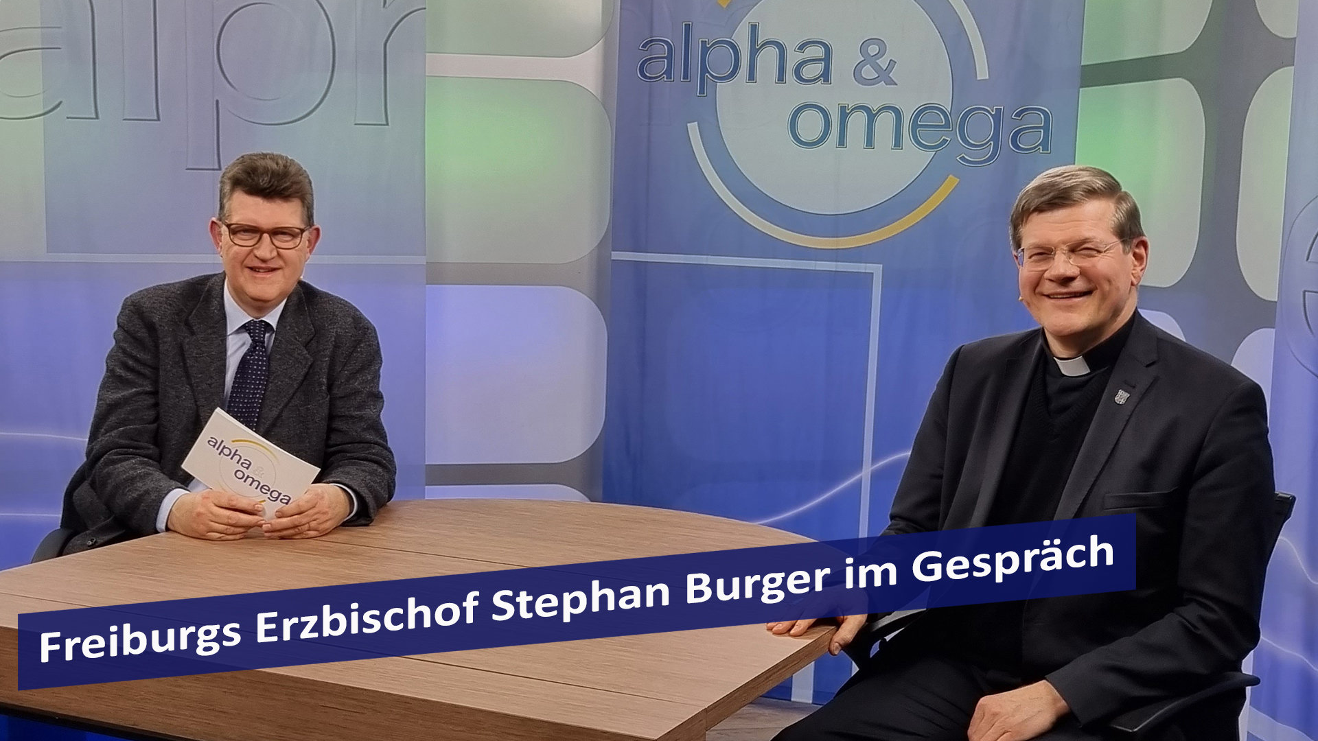 Alpha & Omega: Freiburgs Erzbischof Stephan Burger im Gespräch