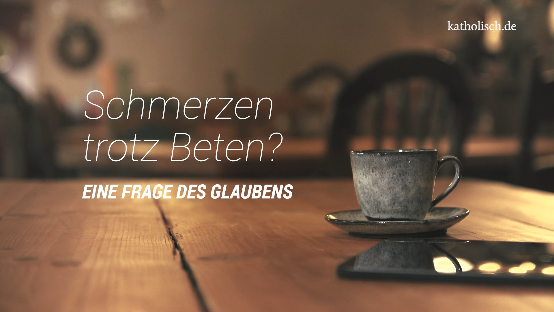 Eine Frage des Glaubens: Schmerzen trotz Beten?